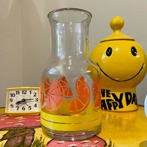 Vintage orange slice pitcher